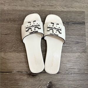Tory Burch White Ines Sandals